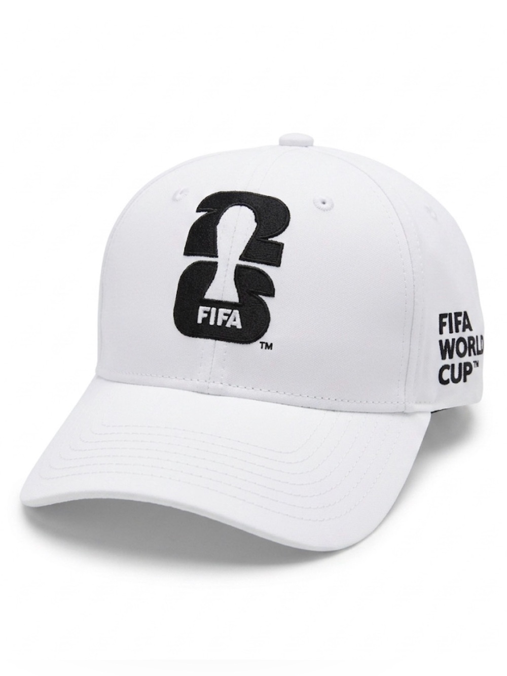 FIFA World Cup 2026 White Logo Embroidered Official Snapback Soccer Hat New